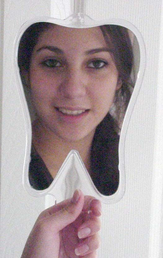 TOOTH HAND MIRROR/DENTAL SUPPLIES/DENTAL MIRROR/ACRYLIC  