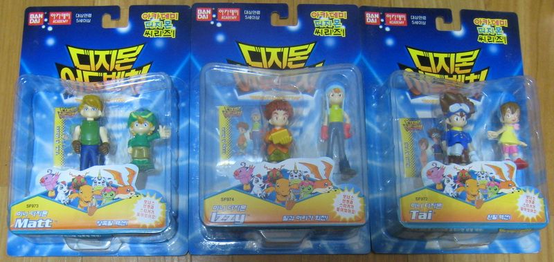 Bandai DIGIMON Izzy Matt Tai etc. 6 Character Figures  