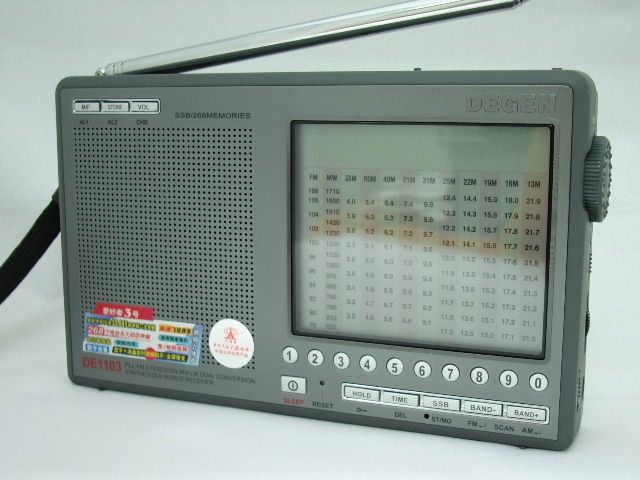 PLL FM/AM/LW/SW WORLDBAND SHORTWAVE RADIO RECEIVER 1103  