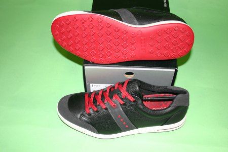 New ECCO Street Premier Golf Shoe Moonless/Black/Chili 10 10.5 (EUR 44 