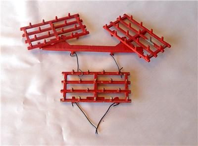 ERTL  LOT OF 3 INTERNATIONAL FARM TOYS   PLOW, WAGON AND MORE  