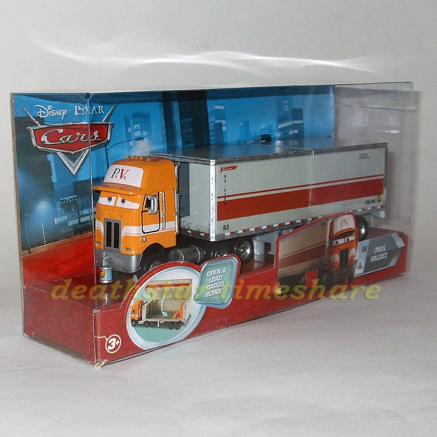 Cars Hauler PAUL VALDEZ #16 Fast Shipping Disney Pixar  