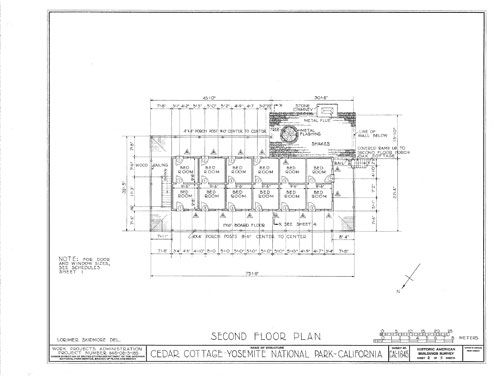  plans from Yosemite Valley craftsman structures. I also have plans 