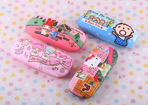 SANRIO MINA NO TABO EYE GLASSES SUNGLASSES CASE W CLOTH  