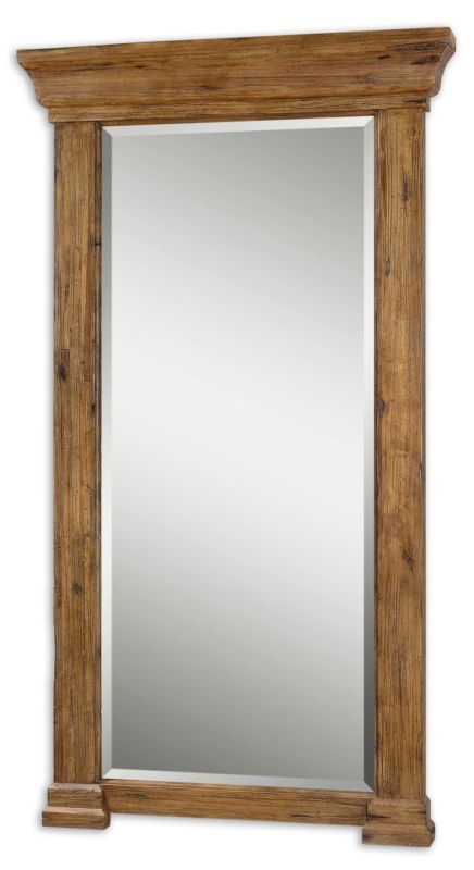 Oversized Full Length Floor Wood Framed Mirror  