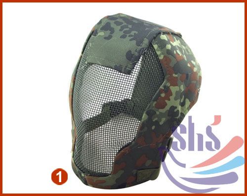 New Full Face Wire Mesh Airsoft Mask Breathability  