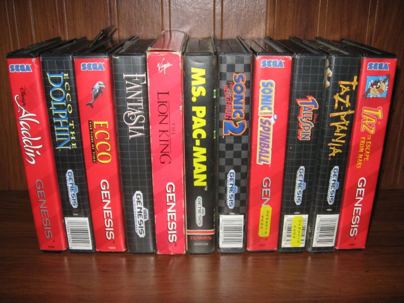 11 Complete Children Sega Genesis Games  