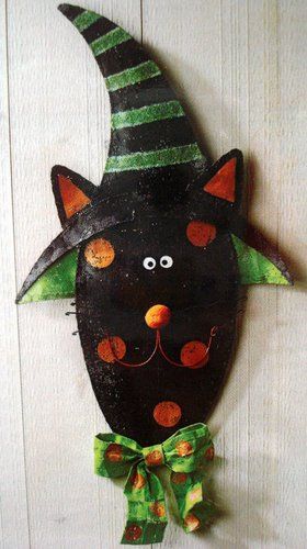 SILVESTRI Cat Hanger Black Cat HALLOWEEN Peri 20075133  