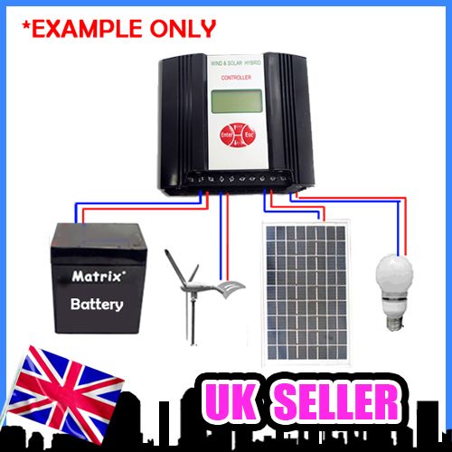 Hybrid Wind Solar Charge Controller 400W Regulator, 12V, wind charge 