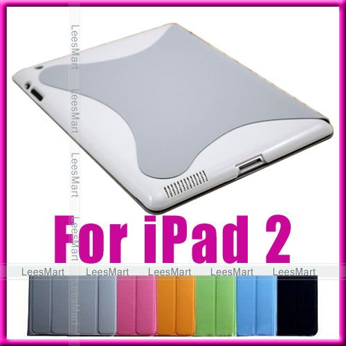   Magnetic Smart Cover with Hard Case for apple iPad 2 16gb 32gb wifi 3g