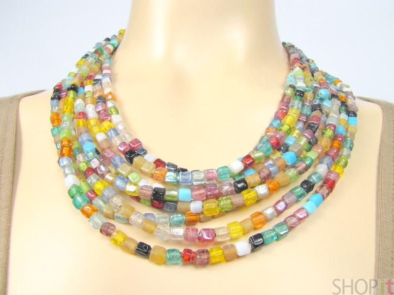   mosaic beaded necklace zad jewelry is a celebrity favorite that has