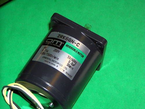 Oriental Motor 2RK6GN C Reversible Motor 6w Howa NIB  