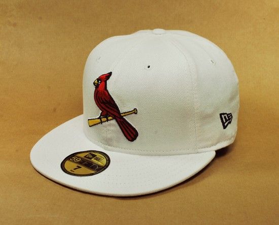 NEW ERA 59FIFTY FITTED BASEBALL HAT ST LOUIS CARDINALS BIRD ALL 