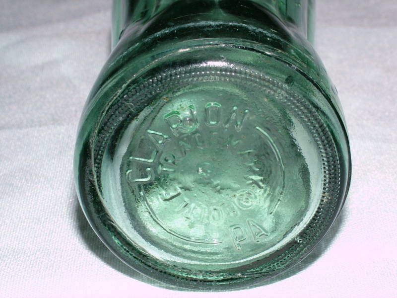 VINTAGE 1969 CLARION PA COCA COLA 10 OZ SODA BOTTLE  