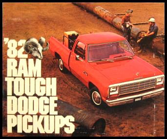 1982 Dodge Ram ORIGINAL Color Pickup Truck Brochure NOS  