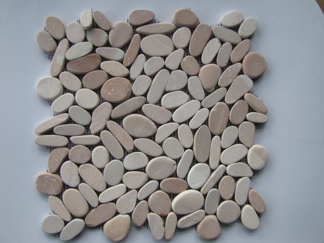 MARBLE ROCK SLICED PEBBLE Stones Tiles Floor or wall  