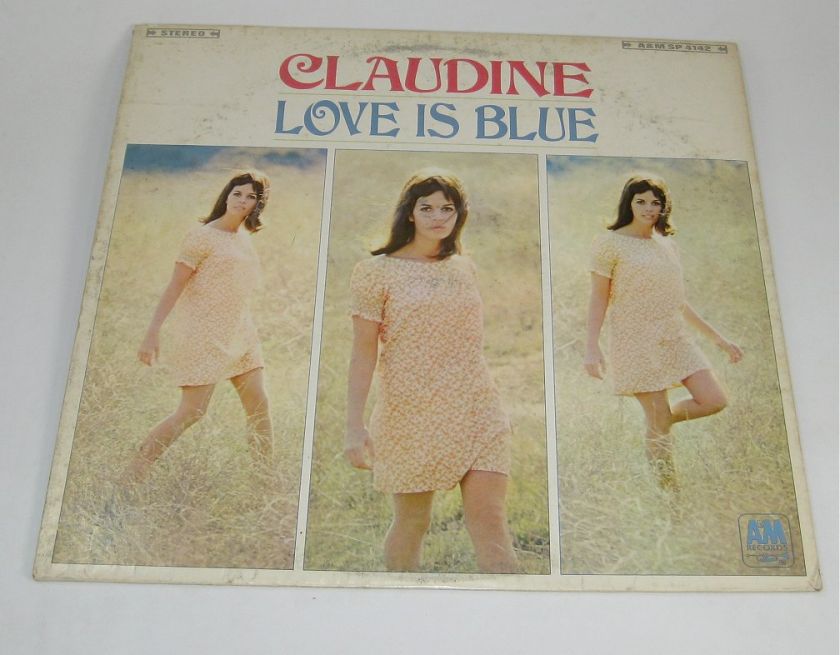 CLAUDINE LONGET SET OF 2 VINYL LP RECORDS LOVE IS BLUE & CLAUDINE 1967 