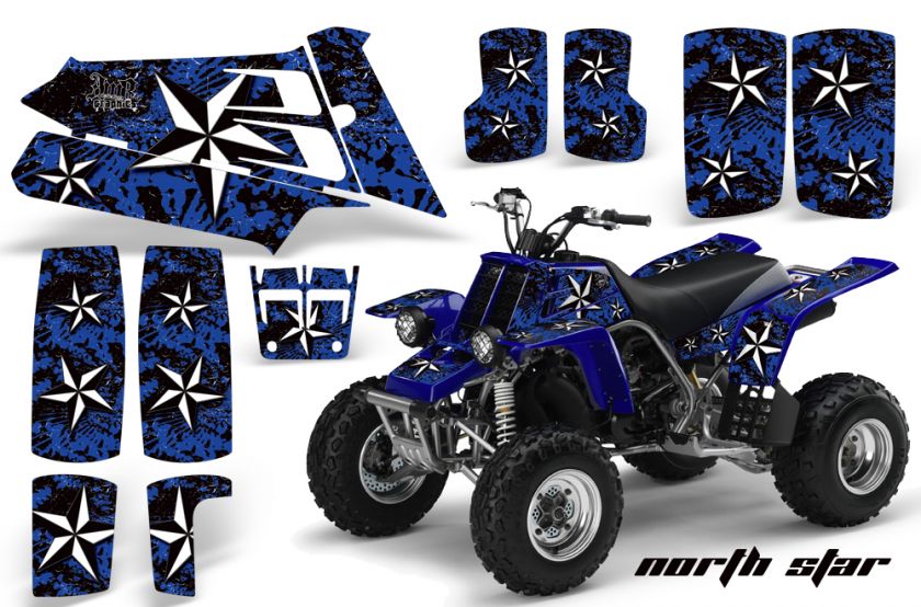 AMR RACING ATV QUAD YAMAHA BANSHEE GRAPHICS KIT STICKERS 350   FREE 