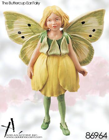 Buttercup Fairy Ornament C.M. Barker Flower Fairies  