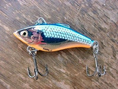 NIP 1 1/2 Rapala Rattlin RNR 4, Silver Blue Ireland  