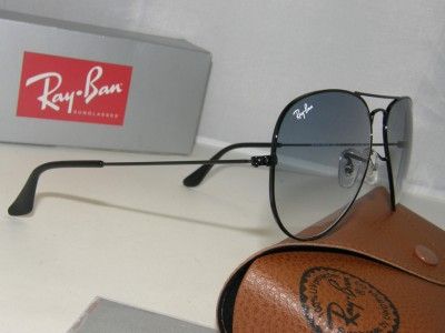 New Authentic Ray Ban Aviator Sunglasses 3025 002/3F RB3025 58mm Made 