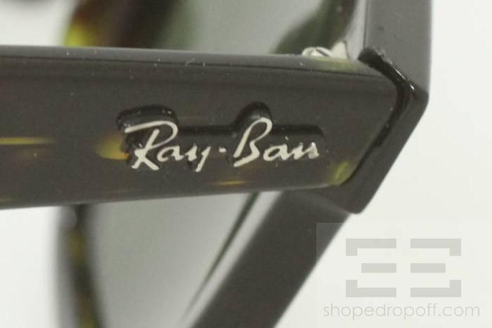 Ray Ban Dark Brown Tortoiseshell Wayfarer Square Sunglasses RB 2151 