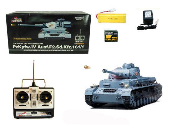   16 Scale PzKpfw.IV Ausf.F2.Sd.Kfz Air Soft BB Bullet Battle RC Tank