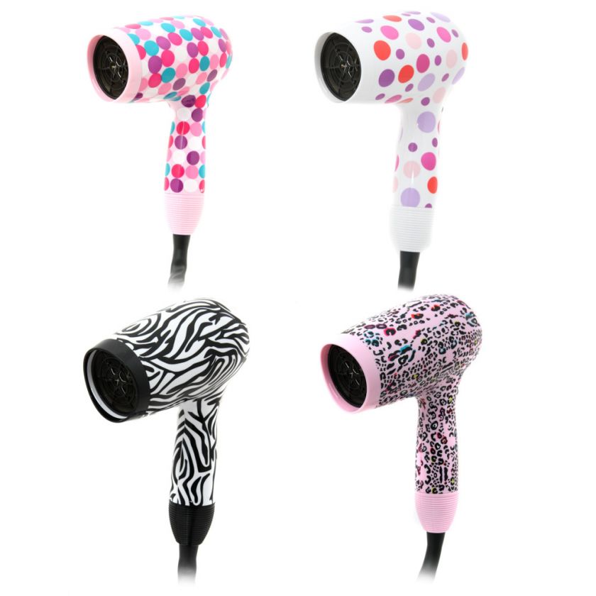 Conair Fashion Print Hair Dryer 1875W   Fun Colorful Prints   Assorted 