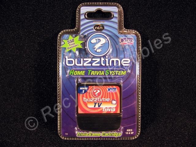 Buzztime Trivia Series 1 Question Cartridge TV  