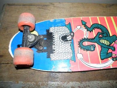 Vintage Old School Variflex Dragn Dragon Skateboard  