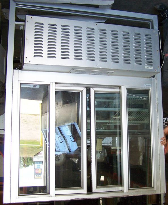 READY ACCESS DRIVE THROUGH WINDOW WITH AIR CURTAIN  