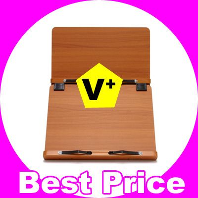 Book Stand Portable Wooden Reading Desk Holder [V+]  