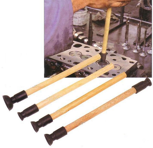 Set of 4 Valve Grinding Sticks for lapping valves. High quality 