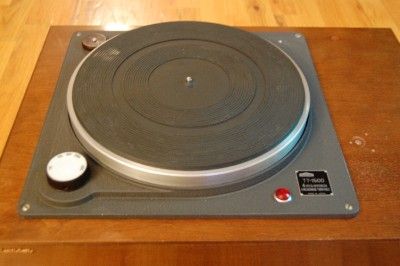 CALRAD TT 1500 IDLER TURNTABLE GARRARD THORENS NEAT PEAK HYSTERESYS 