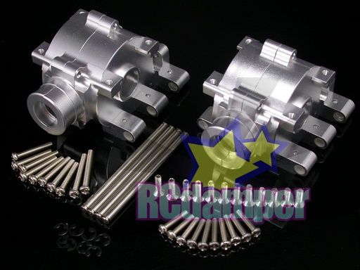   ALUMINUM FRONT & REAR DIFFERENTIAL GEAR BOX FOR THUNDER TIGER MTA 4