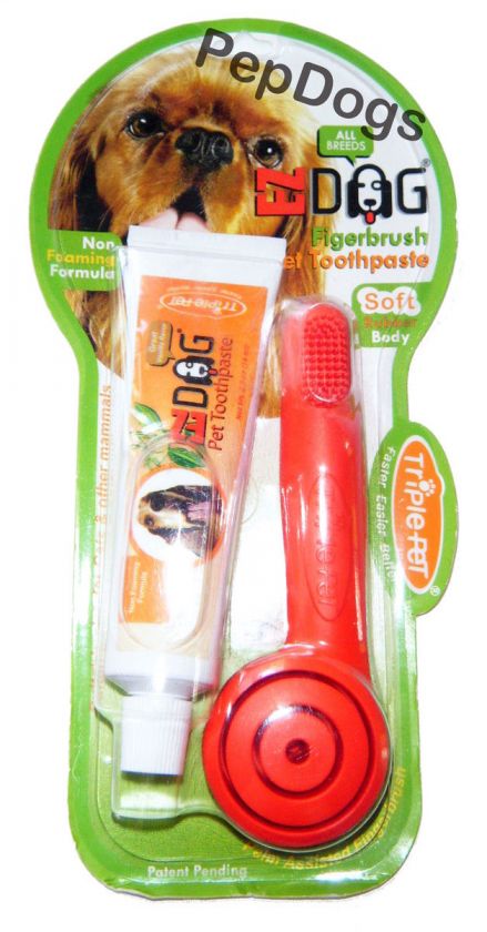   Dog Finger Toothbrush / Toothpaste Remove Plaque Attack Tartar  